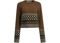 Golden Goose Journey Crewneck Sweater Brown