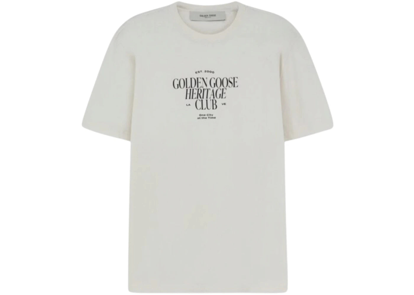 Golden Goose Journey Crewneck T-shirt White - vue secondaire A