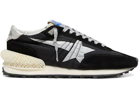 Golden Goose Marathon Black Silver Star