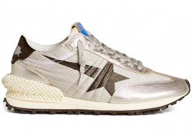 Golden Goose Marathon Silver Ripstop Black Star (Women's)