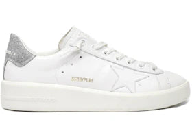 Golden Goose Pure Star Glitter White Silver (Women's)