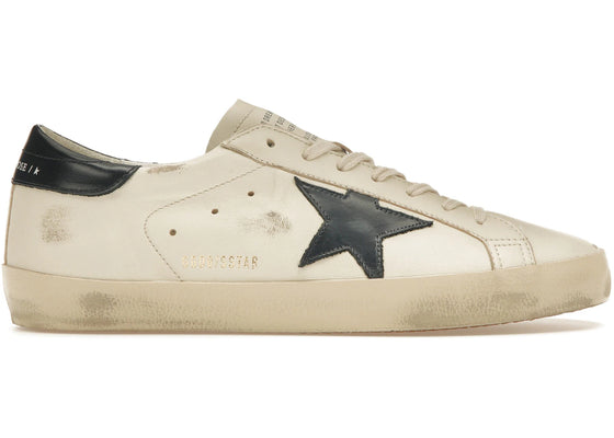 Golden Goose Super-Star Beige Night Blue sneakers - authentic streetwear shoes