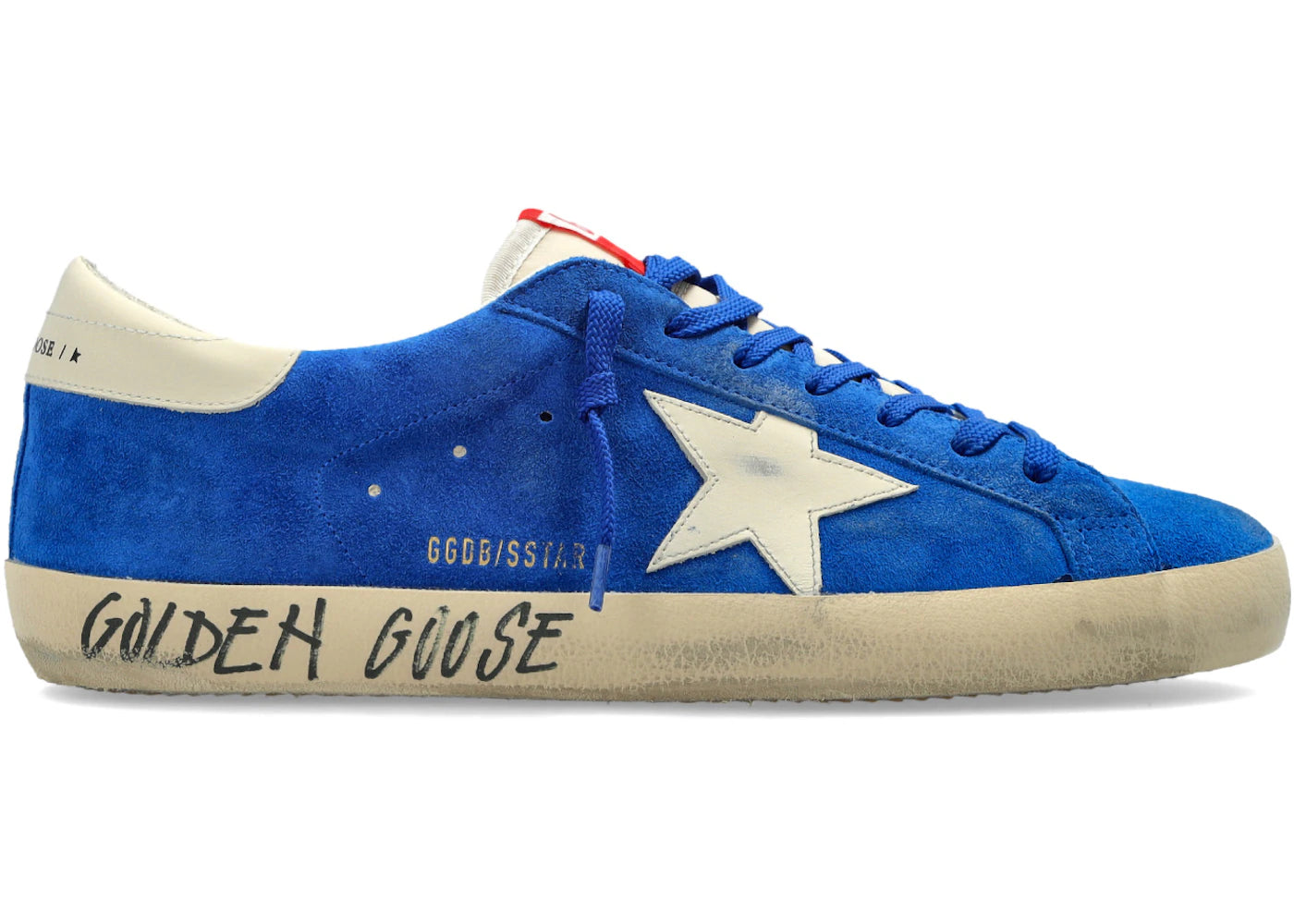 Golden Goose Super-Star Dark Blue Beige White - vue 360