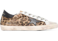 Golden Goose Super-Star Leopard Brown Ice Black (Women's)