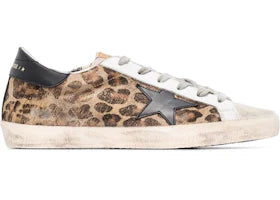 Golden Goose Super-Star Leopard Brown Ice Black (Women's) - authentic Golden Goose sneakers