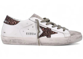 Golden Goose Super-Star Milk Brown Glitter (Women's) - vue 360