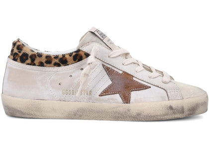Golden Goose Super-Star White Beige Leopard (Women's) - authentic Golden Goose sneakers