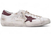 Golden Goose Super-Star White Burgundy