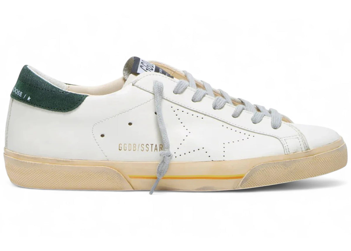Golden Goose Super-Star White Green Gold - vue 360