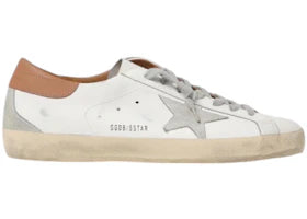 Golden Goose Super-Star White Grey Brown SS25 - vue 360
