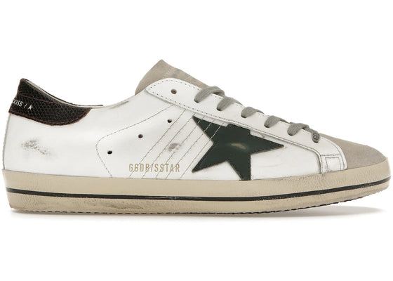 Golden Goose Super-Star White Seedpearl Green sneakers - authentic streetwear shoes