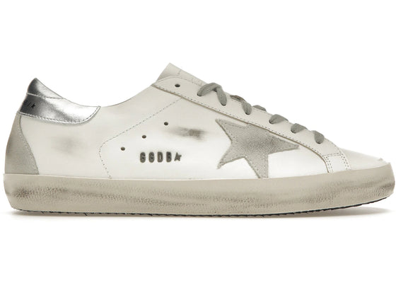 Golden Goose Super-Star White Silver sneakers - authentic streetwear shoes