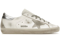 Golden Goose Super-Star Weiß Silber (Damen)