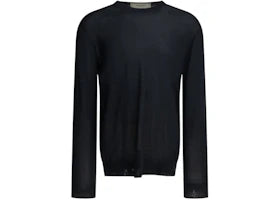 Golden Goose Wool Crew Neck Sweater Blue