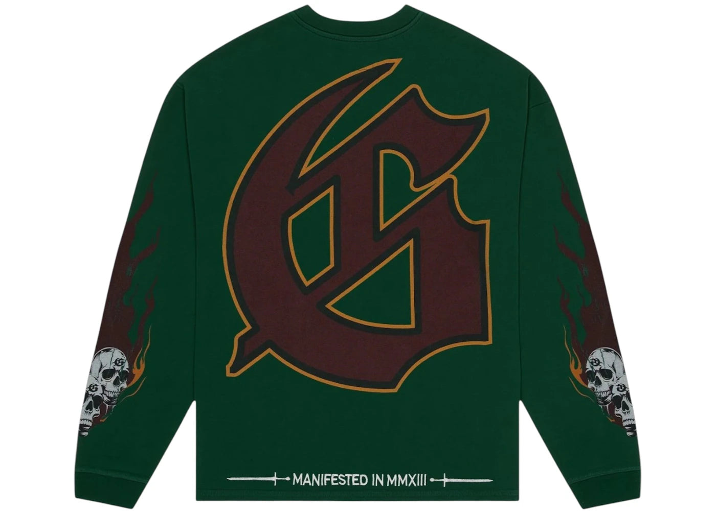 Godspeed Morale L/S Tee Green - vue secondaire B