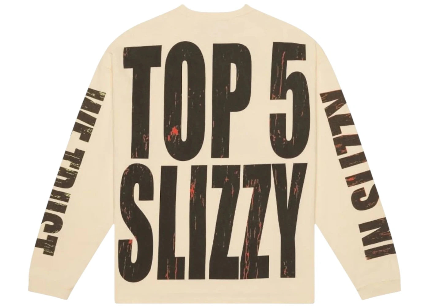 Godspeed Top 5 Slizzy L/S Boom T-shirt Bone - vue secondaire B