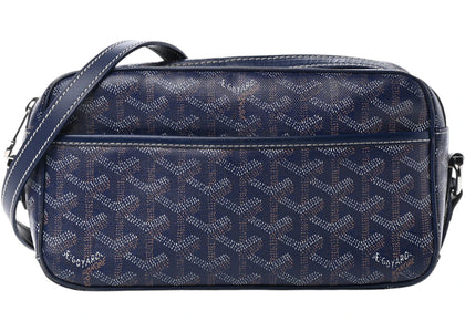 Goyard Cap Vert Crossbody Goyardine Navy Blue - authentic Goyard product