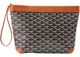 Goyard Conti Pouch Black/Brown - vue 360
