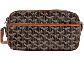 Goyard Cap Vert Crossbody Goyardine Brown - vue 360