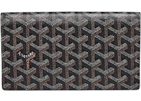Goyard Richelieu Wallet Goyardine Black/Brown