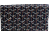 Goyard Richelieu Wallet Goyardine Navy