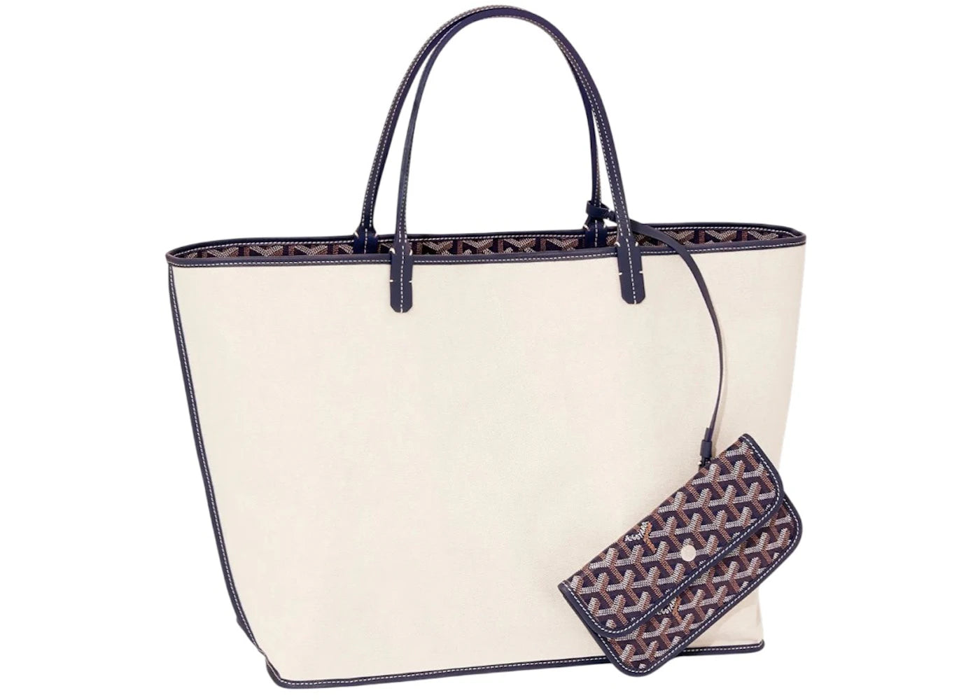Goyard Saint Louis GM Bag Navy Blue - vue secondaire B