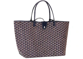 Goyard Saint Louis GM Bag Navy Blue - vue 360
