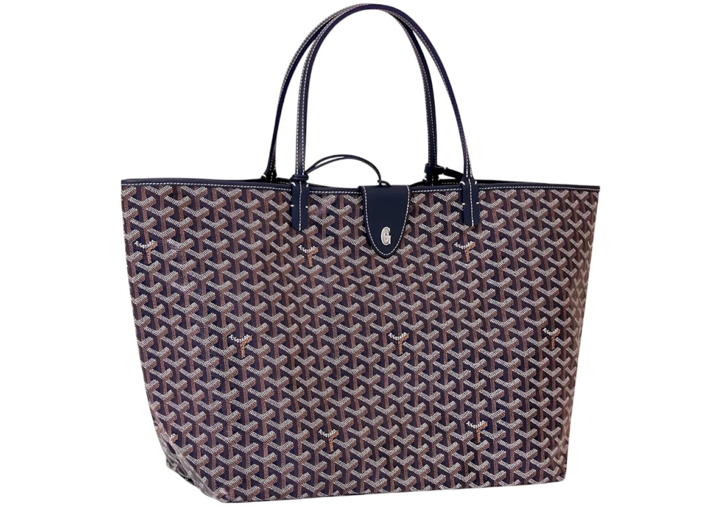 Goyard Saint Louis GM Bag Navy Blue - vue secondaire A