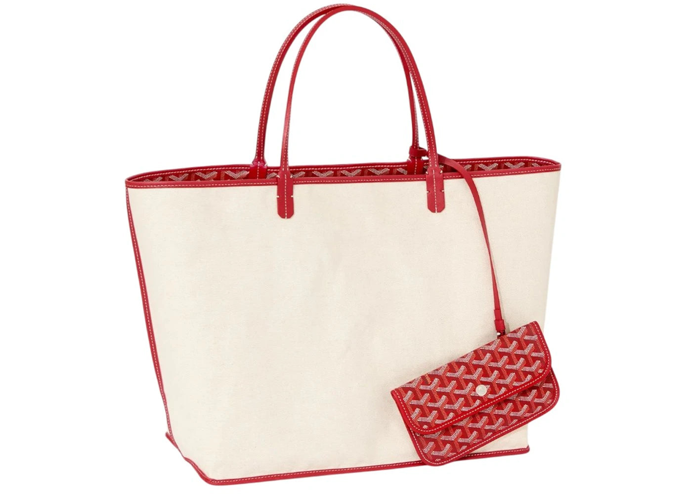 Goyard Saint Louis GM Bag Red - vue secondaire B