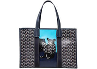 Goyard Villette Tote Bag MM Navy Blue