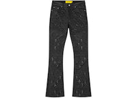 Guapi All Black Relic Waxed Denim Jeans Black