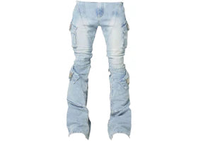 Guapi Aqua Black Ops Denim Jeans Blue