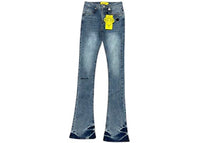 Guapi Basics Stacked Denim Jeans Pacific Blue