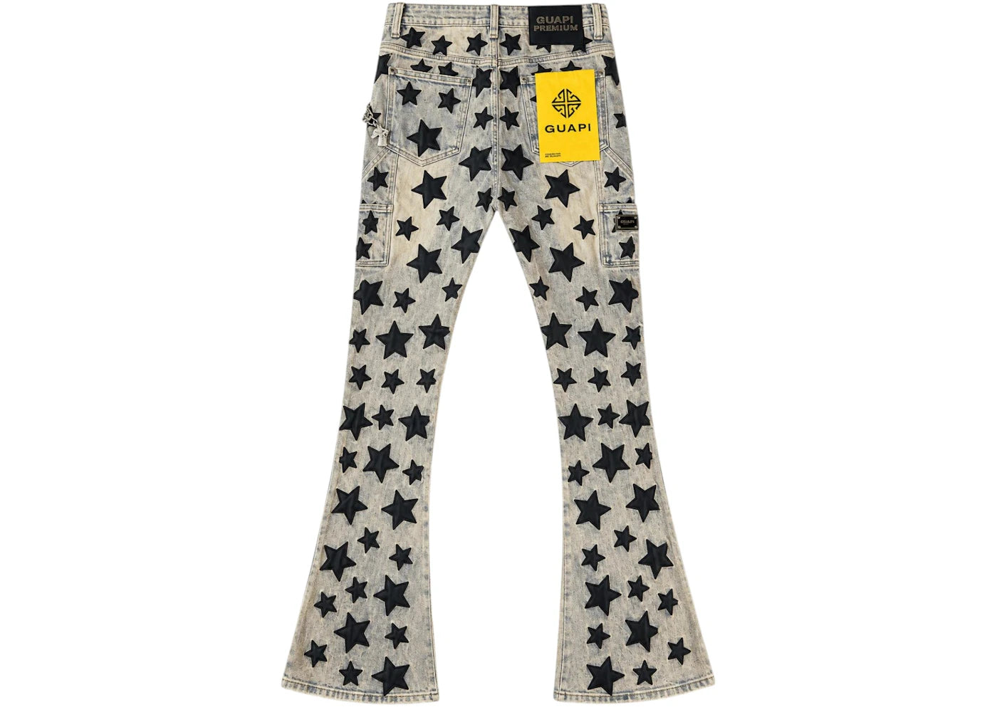 Guapi Vintage Blue Stars Denim V2 Jeans Vintage Blue - vue secondaire B