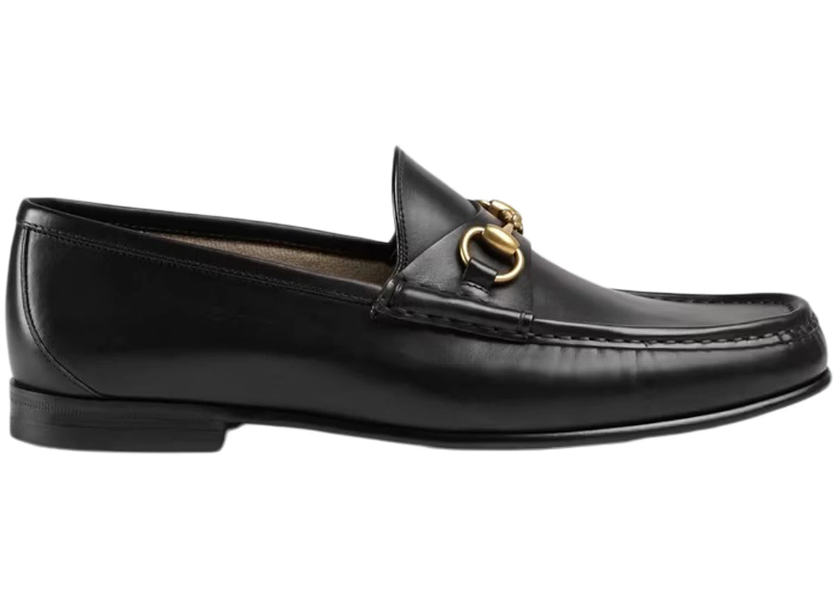Gucci 1953 Horsebit Loafer Black Leather - vue 360