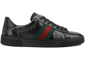 Gucci Ace GG Crystal Canvas Black (Women's) - vue 360