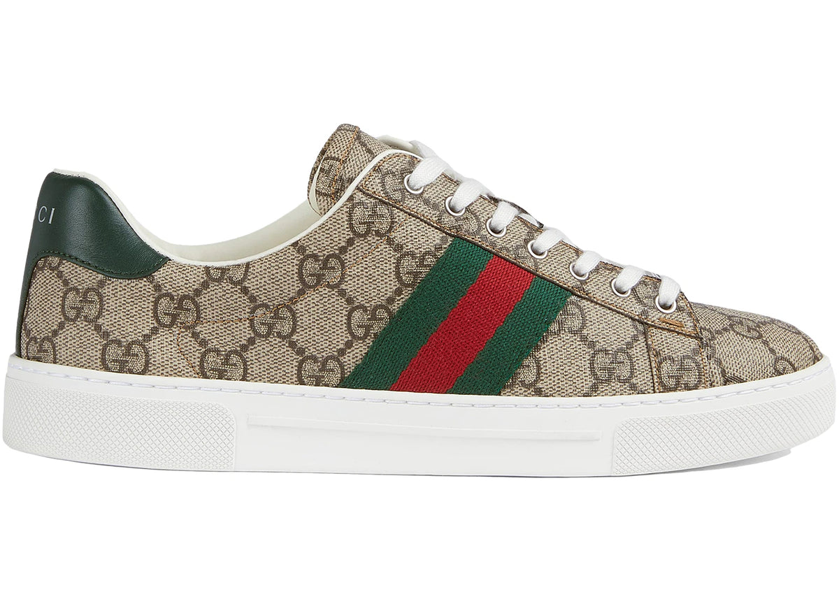 Gucci Ace GG Crystal Canvas Web Beige (Women's) - vue secondaire A