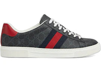 Gucci Ace Web Black GG Supreme Canvas