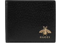Gucci Animalier Leather Wallet Black