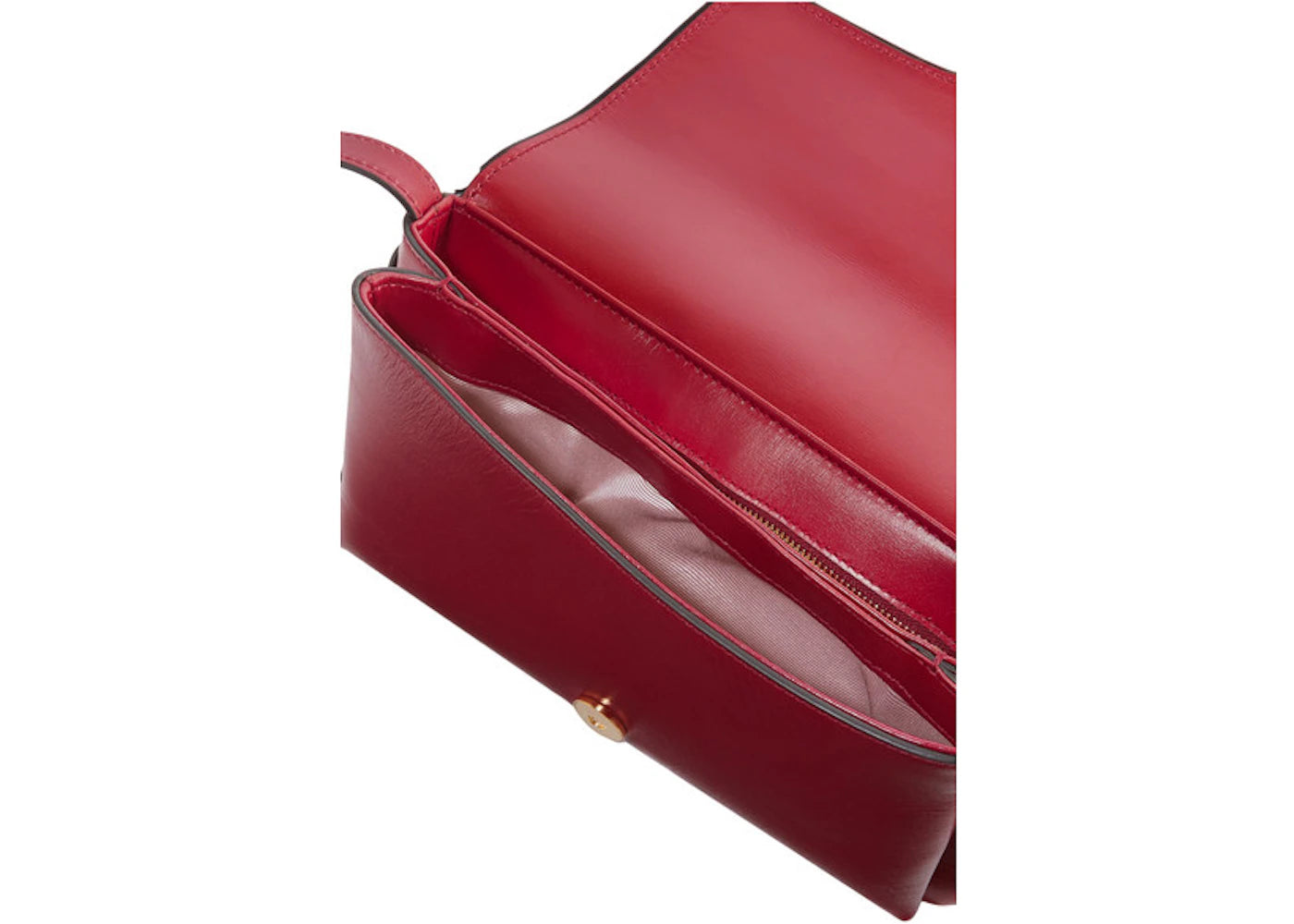 Gucci Arli Schultertasche, zweifarbig, klein, rot - vue secondaire B