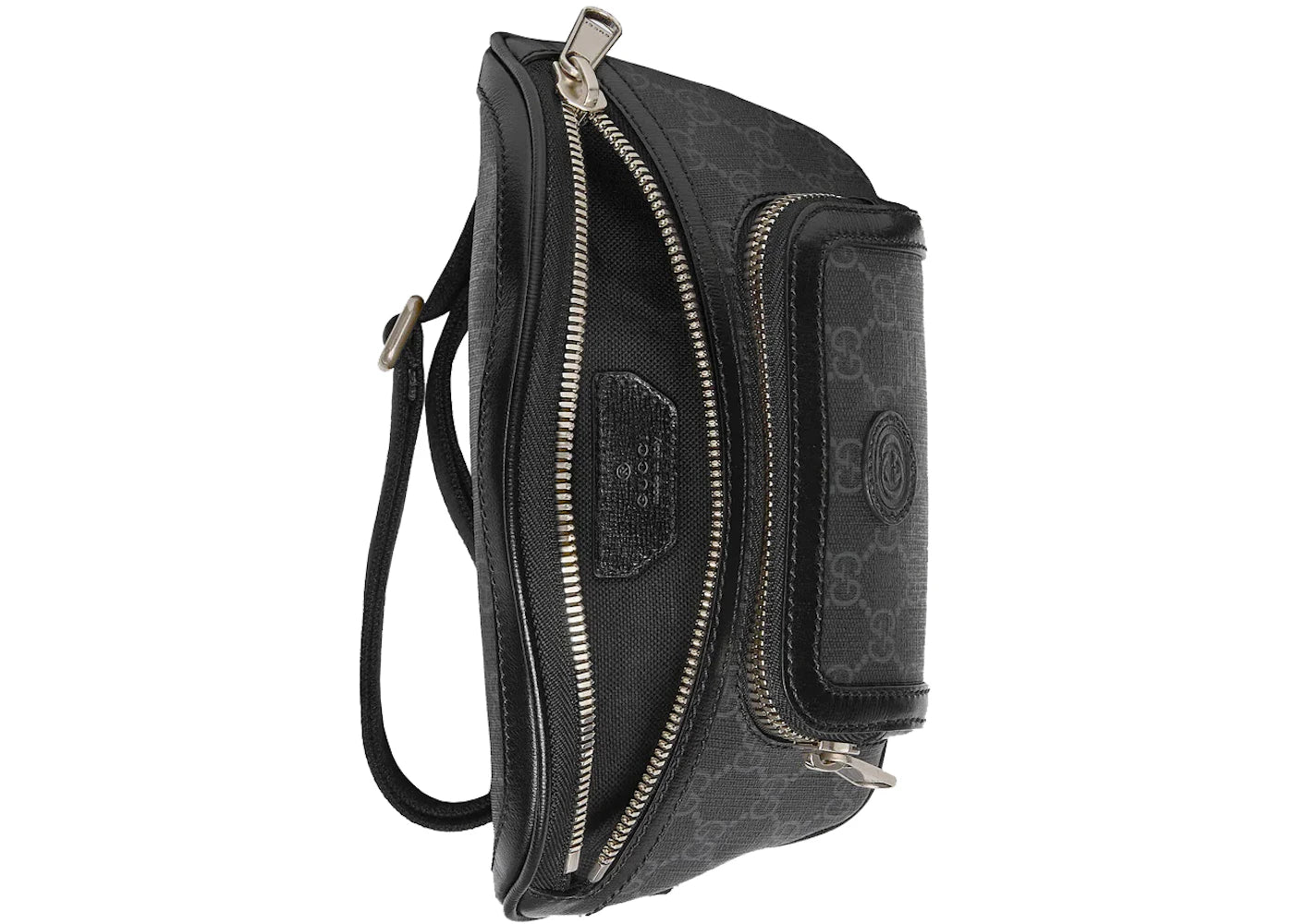 Gucci Belt Bag with Interlocking G Black - vue secondaire B