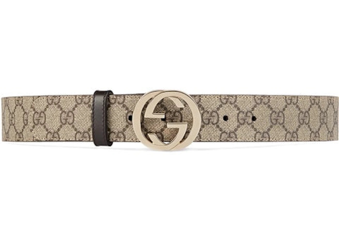 Gucci Belt Supreme G Buckle Brown - vue 360