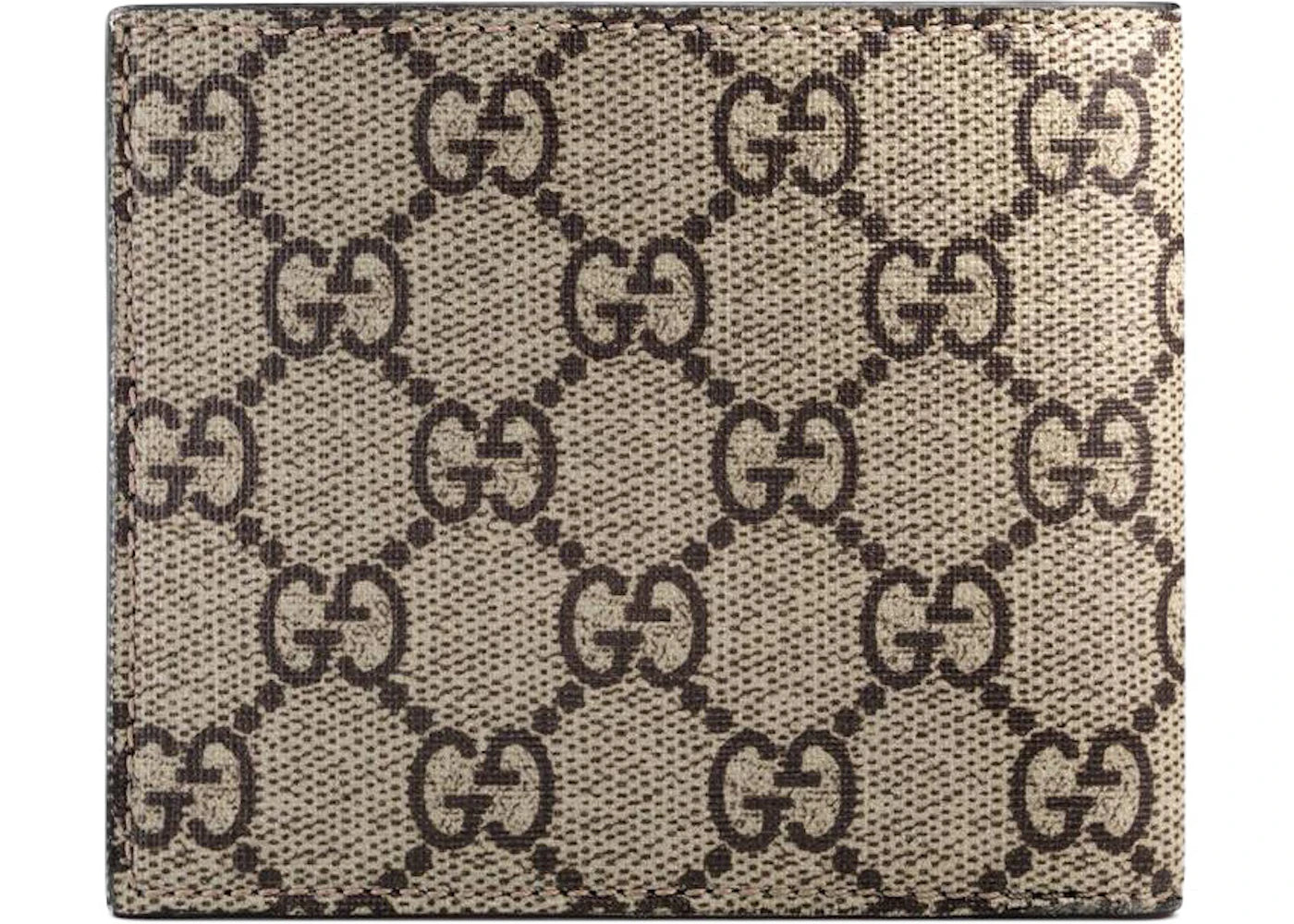 Gucci Bifold Wallet GG Supreme Bee Print (8 Card Slots) Beige/Ebony - vue secondaire B