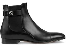 Gucci Blondie Ankle Boot Black - vue 360