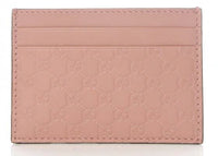 Gucci Card Case Microguccissima (5 Card Slot) Soft Pink