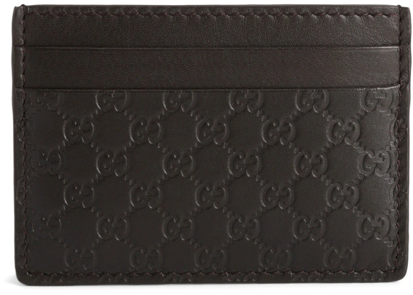 Gucci Card Case Microguccissima Black - vue 360