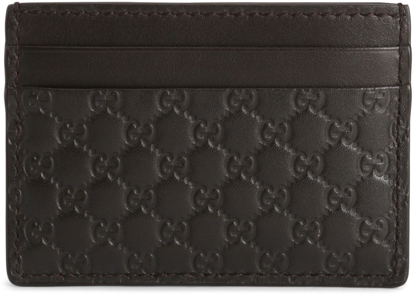 Gucci Card Case Microguccissima Black - vue secondaire A