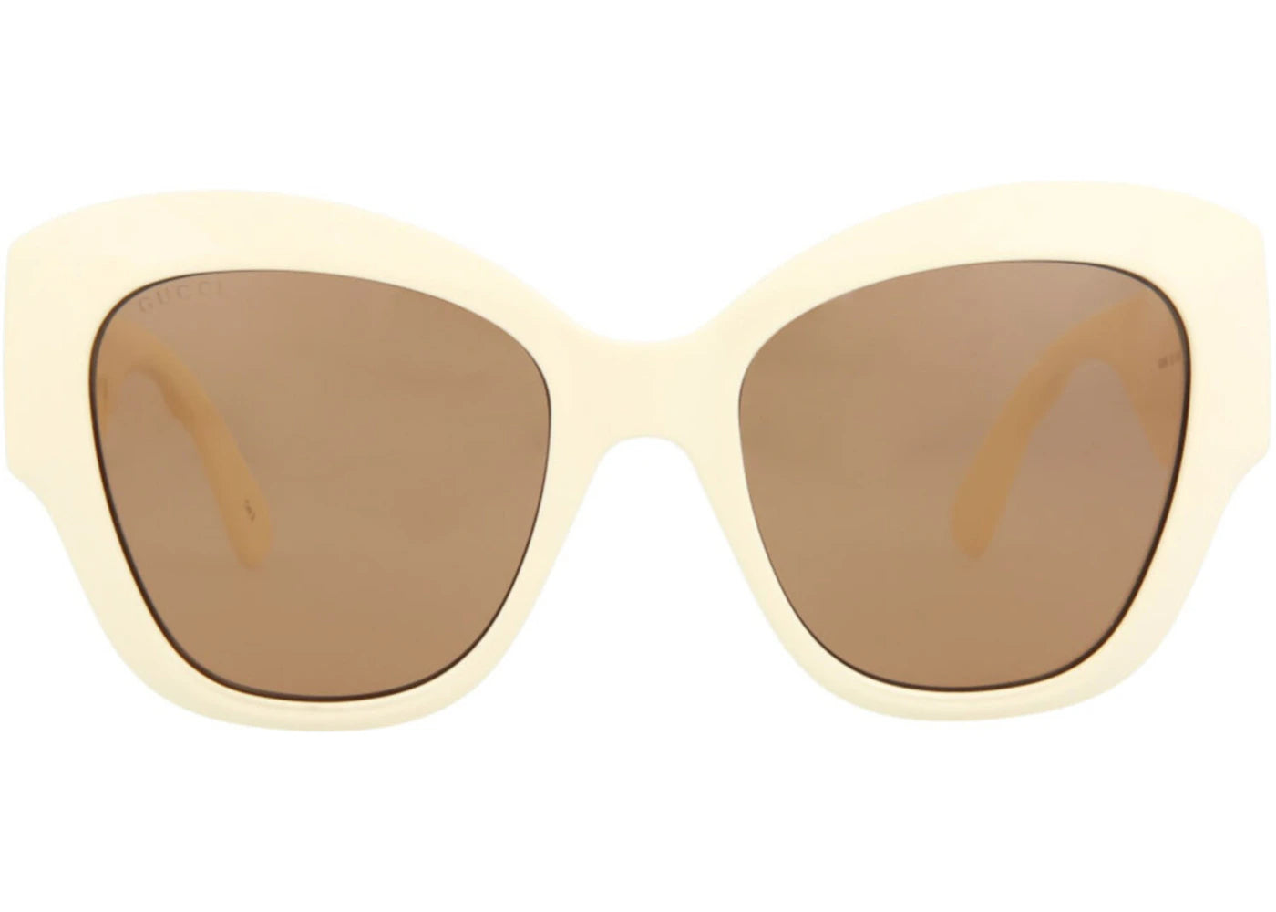 Gucci Cat Eye Sunglasses Ivory/Brown (GG0808S-30009479-002) - vue secondaire B