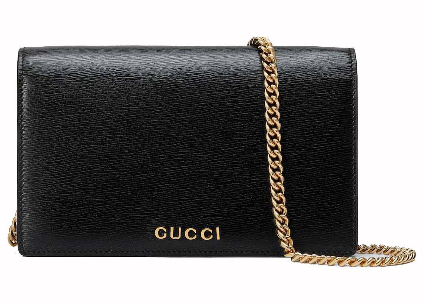Gucci Chain Wallet Black - vue 360