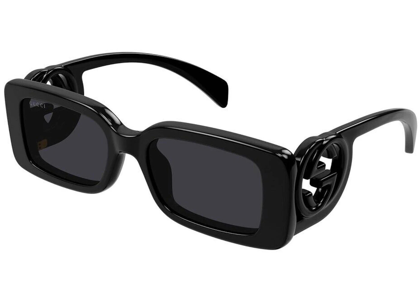 Gucci Chaise Lounge Sunglasses Black/Grey (GG1325S-001) - vue 360